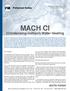 MACH CI. (Condensing-Indirect) Water Heating