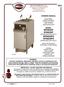 OWNERS MANUAL. ELECTRIC OPEN FRYPOT 55# FRYER with AUTO-LIFT MODEL WFAE55F WVAE55F (FRYER SECTION ONLY) WFAE55FS WVAE55FS (FRYER SECTION ONLY)