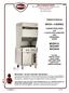 WVOC- 4 SERIES MODELS: WVO4HF WVO4HS OWNER'S MANUAL. CONVECTION OVEN and 4 HOTPLATE COOKTOP with UNIVERSAL HOOD
