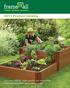 2011 Product Catalog. Innovative GREEN raised gardens and accessories make gardening easier and more productive