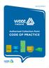 Authorised Collection Point CODE OF PRACTICE