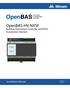 OpenBAS-HV-NXSF. Building Automation Controller and HVAC Automation Solution. Installation Manual
