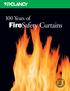 100Years of FireSafety Curtains