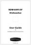 RDW459FI/SF Dishwasher User Guide