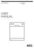 FSK53600Z. User Manual Dishwasher USER MANUAL