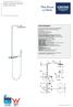 RAINSHOWER SYSTEM SMARTCONTROL 360 DUO MODEL # Product Specifications.   Product description