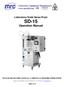 Laboratory Scale Spray Dryer SD-15 Operation Manual