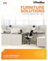 Furniture solutions. function. inspiration. vision. WE GET GOVERNMENT officemaxcanada.com/gov