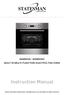 BSM60SS / BSM60WH BUILT IN MULTI-FUNCTION ELECTRIC FAN OVEN. Instruction Manual
