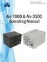 register your product at a2zozone.com/pages/warranty Air-7000 & Air-3500 Operating Manual