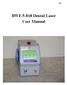 page 1 BWF Dental Laser User Manual