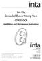 Inta City Concealed Shower Mixing Valve CT80010CP