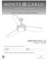 3DIR52XXD Series Fan. Owner s Guide and Installation Manual. UL Model NO. : 3DIR52XXD