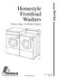 Homestyle Frontload Washers
