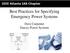 Best Practices for Specifying Emergency Power Systems
