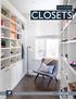 the art of custom CLOSETS Schedule a showroom or in-home consultation to get started Crafted Locally