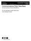 Communications Point Data Base for Communications Protocol IEC