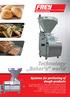 Technology Baker s world. Systems for portioning of dough-products