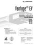 Vantage EV. Installation, Operation & Service Manual EV-80 EV-110 EV-140 EV-170 EV-200
