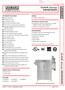 CL44eR DISHWASHER STANDARD FEATURES MODEL OPTIONS AT EXTRA COST ACCESSORIES DIRECTION OF OPERATION VOLTAGE. Item # Quantity C.S.I.