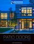 PATIO DOORS WOOD CLAD AND VINYL OPTIONS FROM WINDSOR WINDOWS & DOORS.