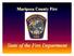 Mariposa County Fire. State of the Fire Department