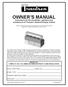 OWNER S MANUAL. Instructions for the installation, operation and maintenance of Traulsen s Seafood Display Cabinet