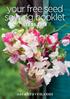 your free seed sowing booklet Seeds 2014