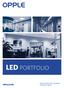 LED PORTFOLIO OPPLE.COM. Version October 2017 International Professional Lighting