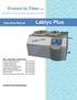 Lablyo Plus. Frozen in Time Ltd. Operating Manual