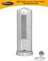 HC Ceramic Tower Heater Operating Instructions HC Soleus Air International