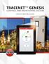 TRACENET TM GENESIS CONTROL AND MONITORING SYSTEM SPECIFICATION GUIDE