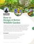 How to Design A Better Wildlife Garden