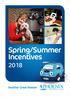 Spring/Summer Incentives