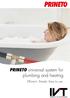 PRINETO universal system for plumbing and heating