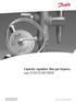Capacity regulator (hot gas bypass), type TUH/TCHE/TRHE REFRIGERATION AND AIR CONDITIONING. Technical leaflet