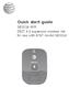 Quick start guide. SB3014-WM DECT 6.0 expansion wireless mic for use with AT&T model SB3014