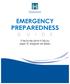 EMERGENCY PREPAREDNESS. G U I D E A step-by-step planner to help you prepare for emergencies and disasters