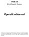I760B-DX BGA Rework System. Operation Manual