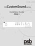 thecustomsoundseries Installation Guide CWA-1