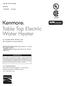 Kenmore Table Top Electric Water Heater