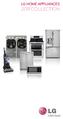 LG HOME APPLIANCES 2011 COLLECTION