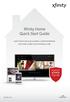 Xfinity Home Quick Start Guide