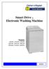 Smart Drive Electronic Washing Machine. Models AW095 GW509 GW609 GW709 GWC09 GWL09 GWM09 LW095 MW059