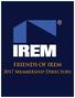 FRIENDS OF IREM Membership Directory