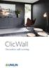 ClicWall Decorative wall covering