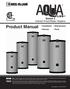 Product Manual. Series 2 Indirect-Fired Water Heaters. Maintenance Parts. Installation Startup