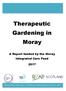 Therapeutic Gardening in Moray