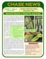 CHASE NEWS. Bacterial Diseases to Watch For and Avoid. Volume 7 Issue 3 CHASE HORTICULTURAL RESEARCH, INC. Inside this issue: March 2008