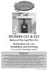 Yeoman CL3 & CL5. Balanced Flue Log Effect Fire. Instructions for Use, Installation and Servicing. For use in GB, IE (Great Britain and Eire)